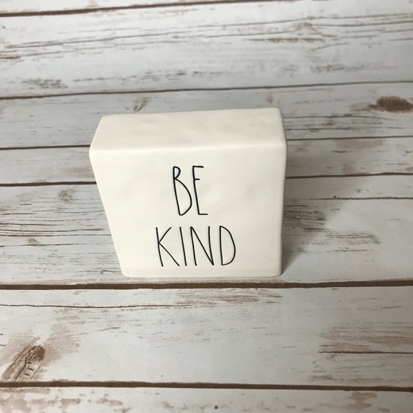 Rae Dunn Double Sided BE KIND STAY HUMBLE Plaque - Picture 4 of 6